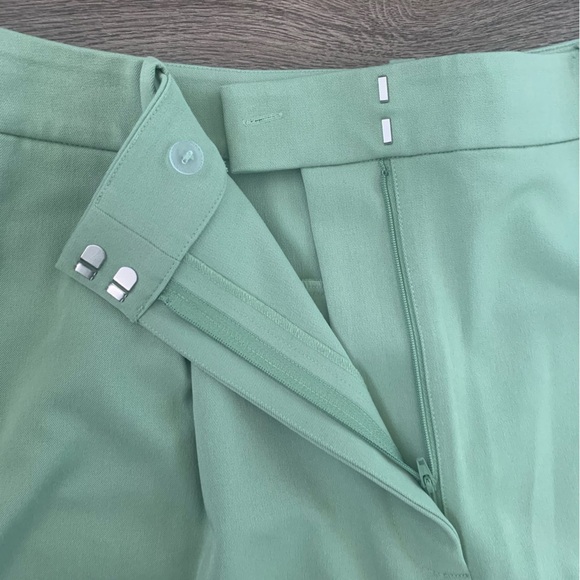 Favorite Daughter The Favorite High-Rise Wide-Leg Shorts - Size 14 - Basil - NWT - Picture 8 of 16
